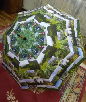 Зонт с фотографиями подруге на День Рождения