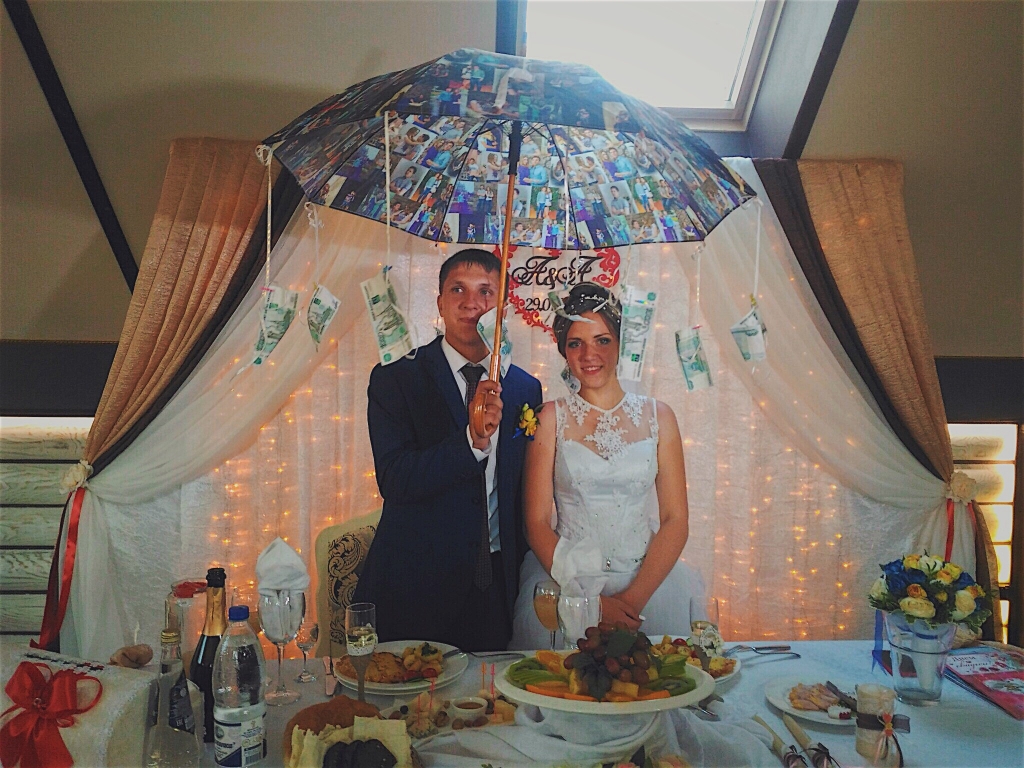 Поздравление На Свадьбу С Зонтиком
