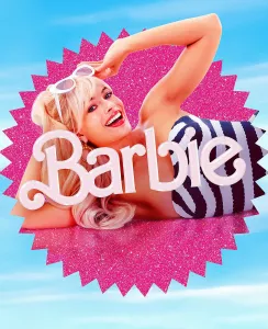 Заказать шторку для ванной с Барби и Кеном из фильма