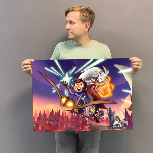 Постер (плакат) с главными героями мультсериала Дом Совы купить