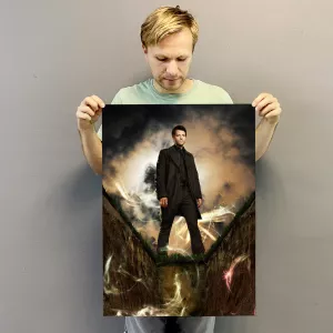 Постер (плакат) с Кастиэлем из Сверхъестественного купить