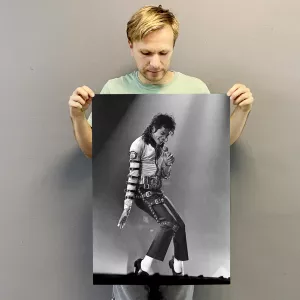 Купить постер (плакат) с Майклом Джексоном на сцене и другим фото