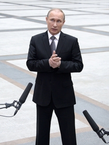 У нас можно заказать плед с Путиным