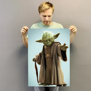 Купить постер (плакат) с Магистром Йодой из Звёздных войн