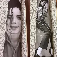 Michael Jackson на подушке-дакимакуре