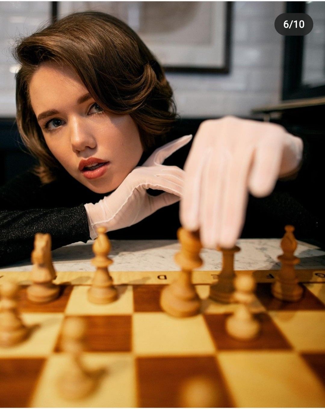 школьный портрет с шахматами