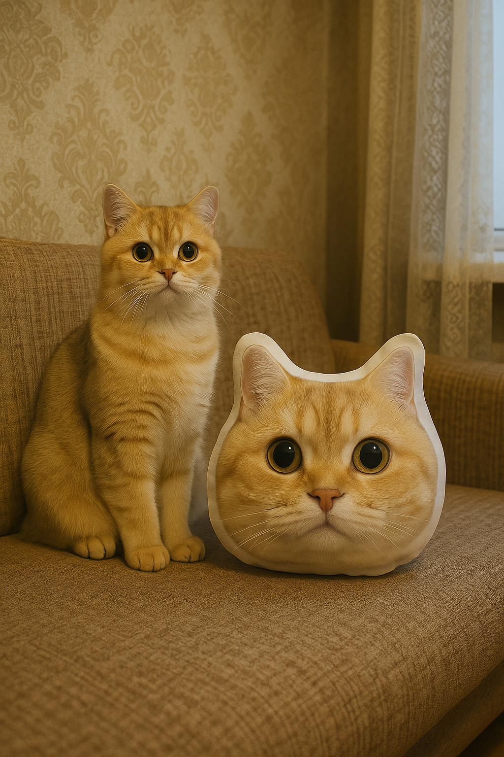 купить кошку в виде головы кота