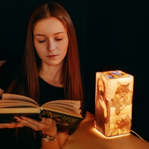 Абажур с фотографиями для IKEA-светильников: обновите любимый торшер или ночник