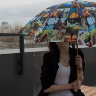 Идеи для фотосессии под дождем - с зонтом и без.