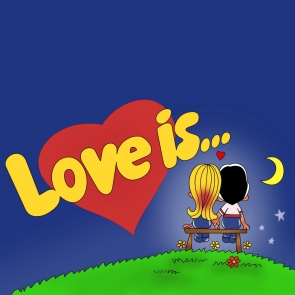 Фантики для шоколадок «Love is...»